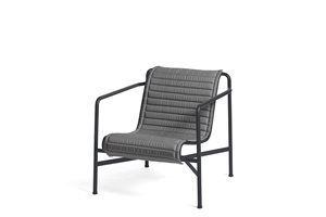 HAY - HYNDE - PALISSADE LOUNGE CHAIR LOW QUILTED CUSHION - ANTHRACITE